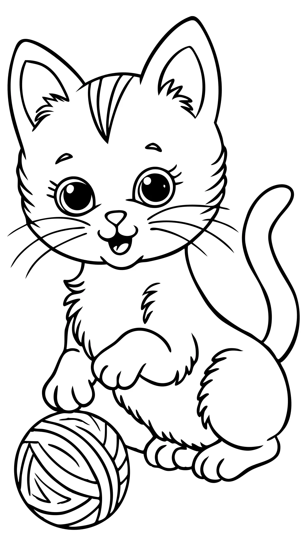 coloring pages kittens